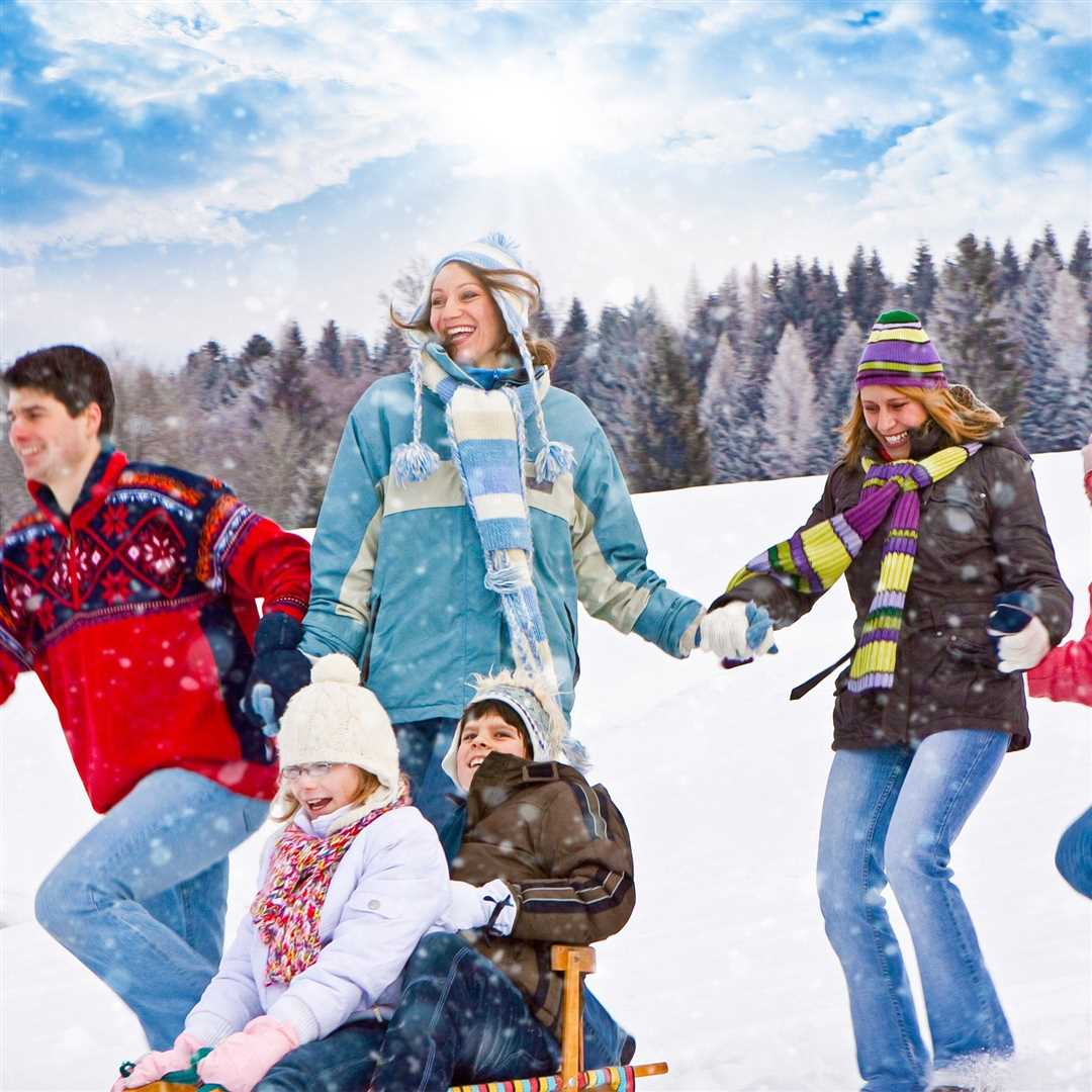 Отдых в зимние каникулы: активный отдых на фоне российских природных красот