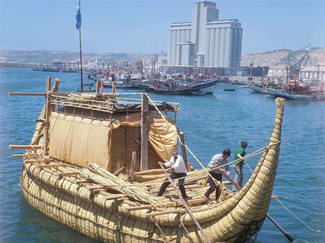 Как Хейердал преодолел океан на папирусных лодках